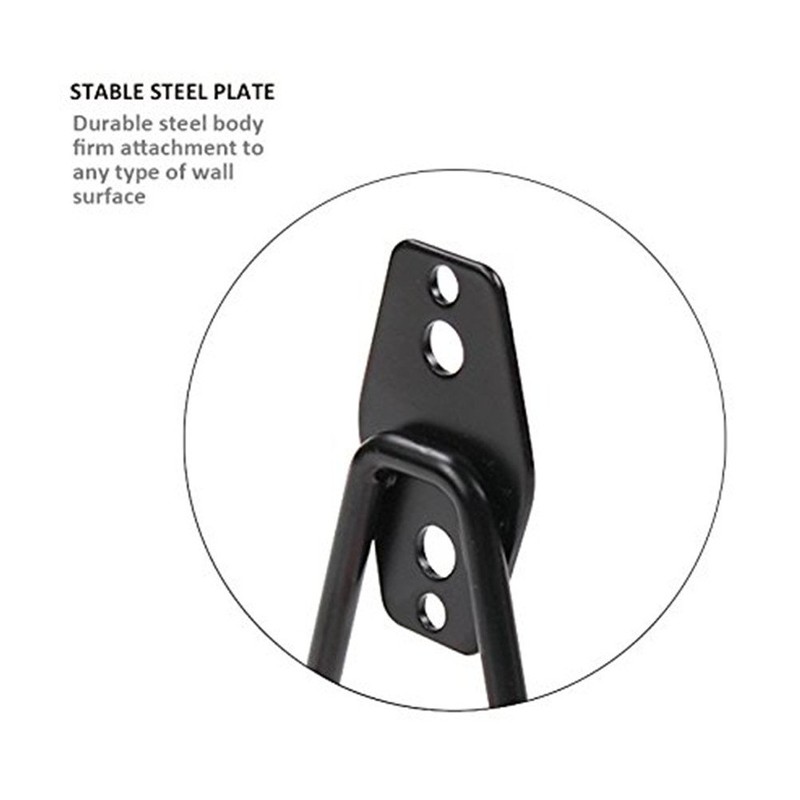 Wall Mounted Heavy Duty Double Clip U Shape Utility Tools