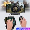 FELiCON One Handed Gaming Keyboard and Mouse Combo, Rainbow Backlit