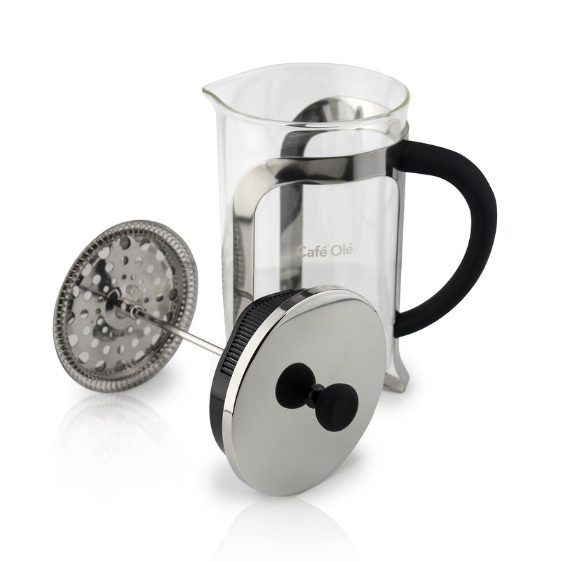 Café Olé MODE Kaffeebereiter aus Glas – 1000 ML, 8