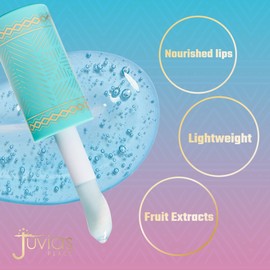 Juvia's Place Magic Lip Oil - BlueBerries, Hydrating Plumper All Day Light Non Sticky Lipgloss Makeup - Enhance Beauty w/Glossy Dewy Shine Glow & Moisture for Dry Chap Lips - Vitamin E Fruit Extract