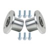 REBEKAMODS Front Wheel Hub 17mm Replacement Parts, 3 Stud Axle