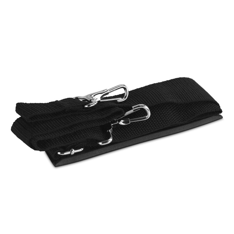 DALIX Metal Duffle Bag Strap Replacement Black Color