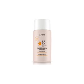 Babe Super Fluid Color Sunscreen SPF 50 – Tinted Facial Sunscreen – Lightweight, Non-Greasy, Broad Spectrum Protection – Suitable for Sensitive Skin – 50 ml