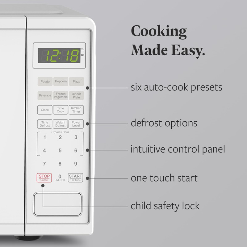 Farberware 0.9 Cu. Ft. Countertop Microwave Oven – 900 Watts