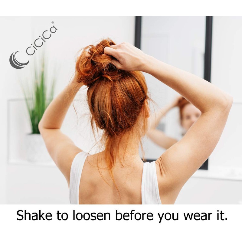 CiCiCa Synthetic Hairpiece Scrunchies (Mixed Honey Blonde and Light Blonde)