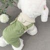 Dog Overalls Keep Warm Free Movement Soft Puppy Jumpsuit Fashionable