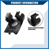 A ABSOPRO No.34406854898 Parking Brake Cable Clip Retainer 1Pcs Black