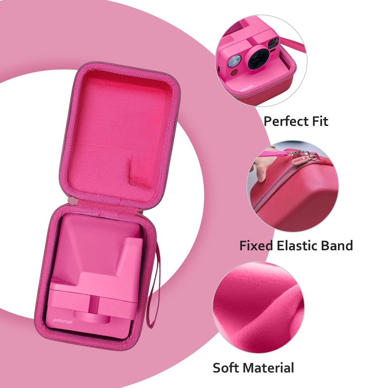 XANAD Polaroid Now Case Instant Camera (Pink)