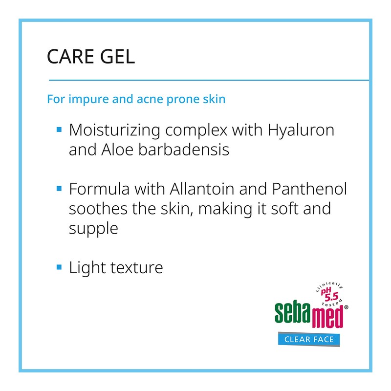 Sebamed Clear Face Care Gel 50ml
