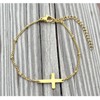 Christian Bracelet Gifts for Women, Dainty Religious Baptism Cross Bracelet