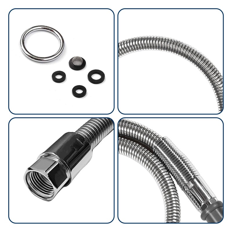 Commercial Sink Sprayer Valve with 45" Pre Rinse Hose, Pre