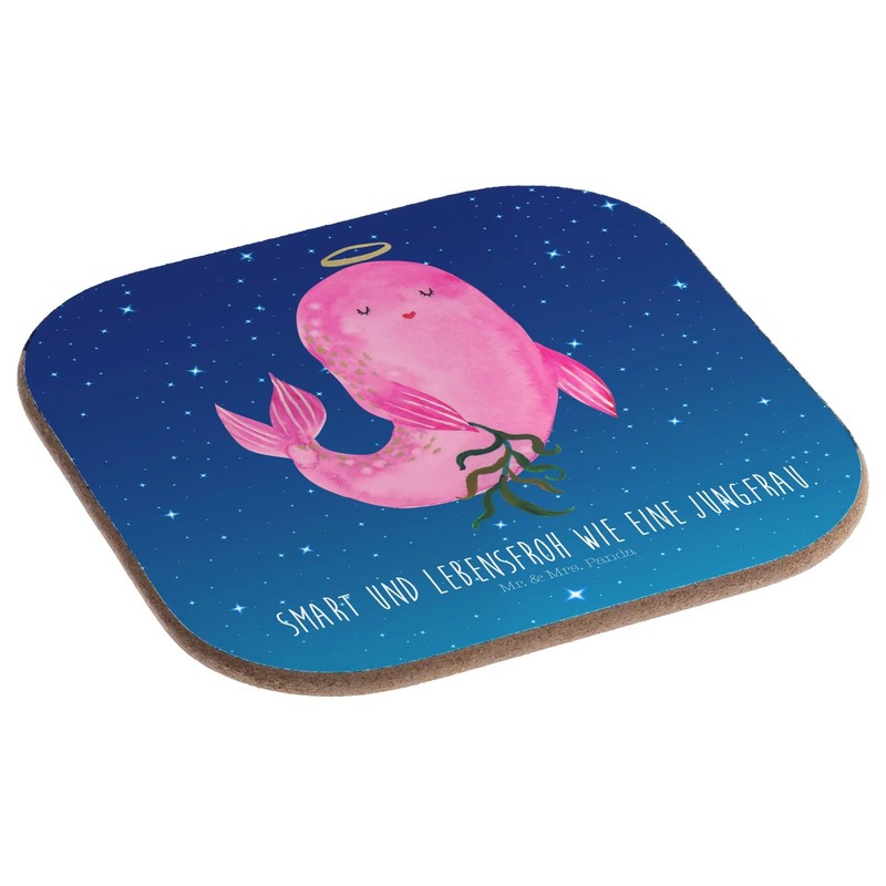 Mr. & Mrs. Panda Drinks Coaster Zodiac Sign Virgo Gift
