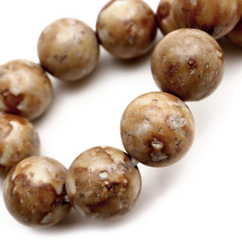 GOLD STONE Himekawa Medicinal Stone Bracelet, 0.4 inches (10 mm),