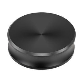 Aivwis Vinyl Record Weight Stabilizer, Turntable Stabilizer for LP Players, Low Profile Design Fits Under Dust Cover, Hi-Fi Sound Enhancement & Anti-Vibration, Audiophile & DJ Use (Black-Glossy)