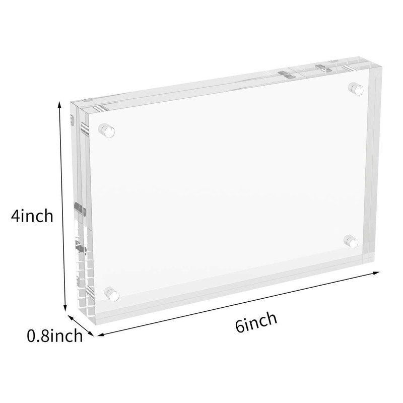 AITEE 4x6 inch (10 x 15 cm) Acrylic Picture Frames: