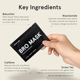 JAXON LANE Parches De Gel Bro Mask Para El Contorno De Ojos: Parches Refrescantes Para Ojeras E Hinchazón Set De Parches De Hidrogel Antiedad Para Ojo