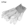 HARFINGTON 6 Pairs ESD Anti Static Gloves 21cm High Resistance