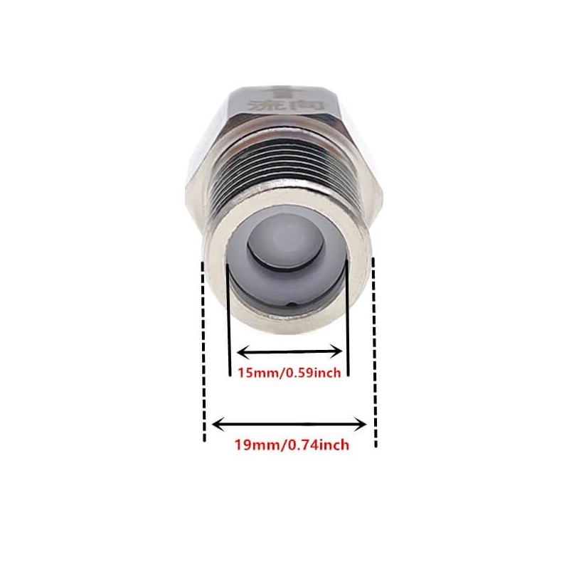 Brass Check Valve 1/2" Male to 1/2" Female Thread Non