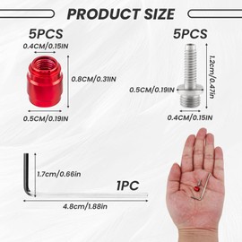 SMCEHEYA 5 Pcs Disc Brake Olive Insert - Mountain Bike Brake Olives - Olive Quick Connect Insert Oil Assembly Kit - Brake Olive Tool - For SRAM AVID Bicycles and Spare Parts -