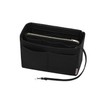 ZTUJO Purse Organizer Insert, Felt Bag Organizer with Metal Zipper,