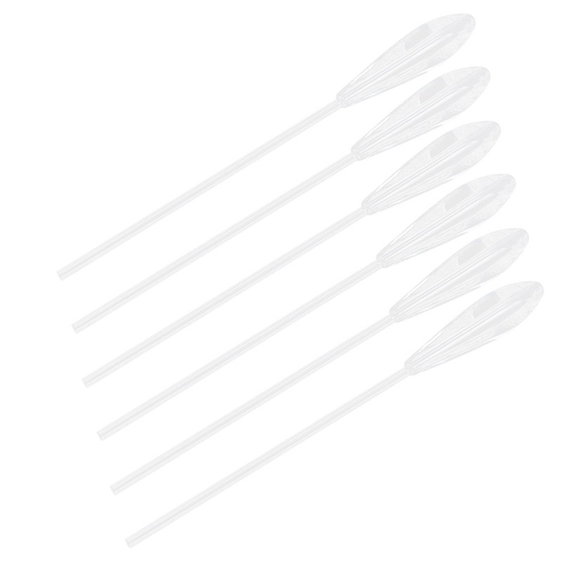 6Pcs Acrylic Large Sinking Floats Fishing Accessory Ecofriendly Transparent White(20g