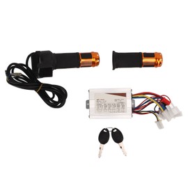DC48V 800W Brushed DC Motor Speed Controller With Gold All Purpose Twist Grip for Electric Bike
