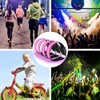 4pcs Luminous Arm Bands USB Reflective Band Bracelets for Outdoor