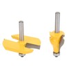 Milling Cutter, 2-Piece 8mm Shank Handrail and Table Edge Router
