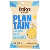 Inka Plantain Chips, Sea Salt, 4 Ounce