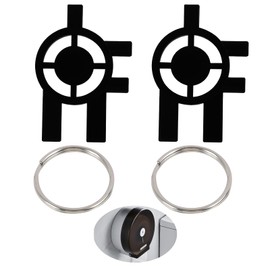 2 Pcs Paper Towel Dispenser Key, 3-in-1 Dispenser Key Replacement Set for Paper Towel,Toilet and Soap Dispensers Compatible with Most Restrooms and Kitchen Environments, Easy Replacement＆Durable Use