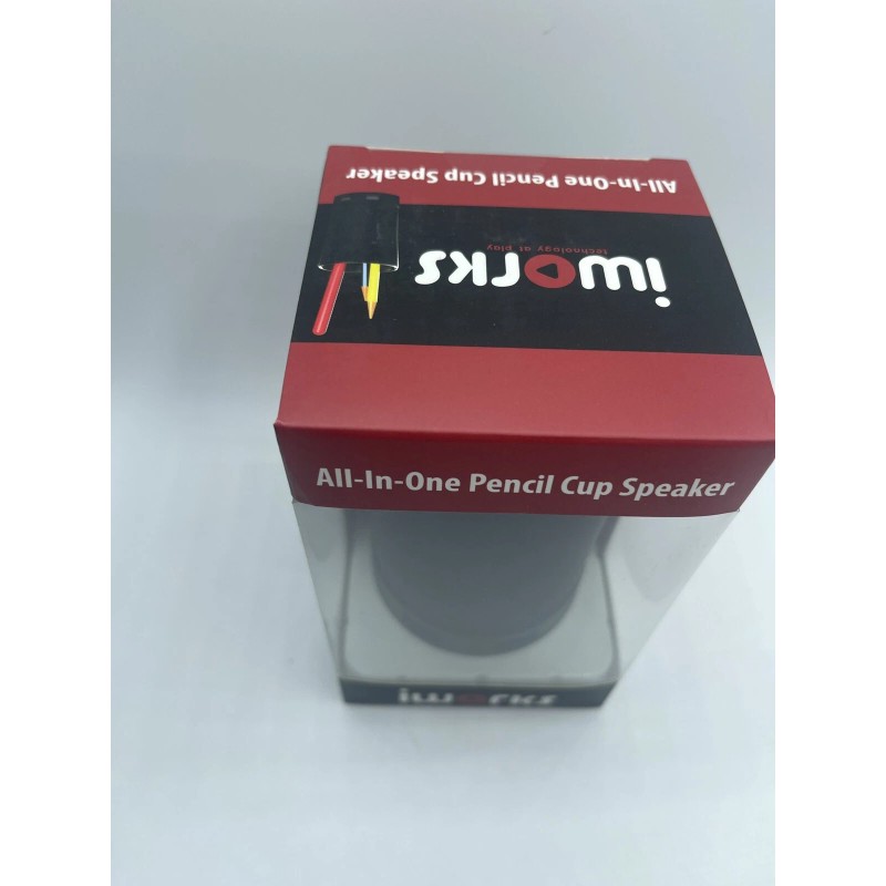 Blue iWork's All in One Pencil Cup Speaker "New In