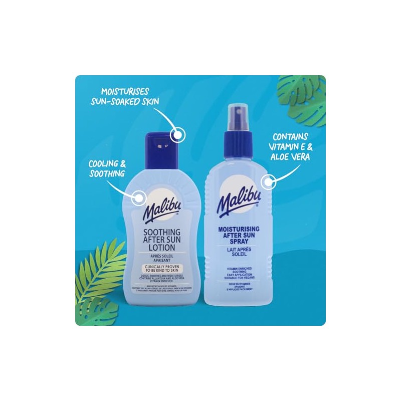 Malibu Moisturising Aftersun With Tan Extender 200 ml by Malibu
