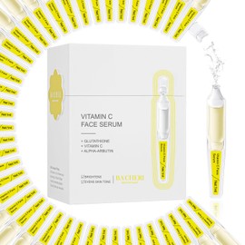 Brightening & Hydrating Face Serum with Vitamin C, Hyaluronic Acid, Glutathione, and Botanical Extracts,– Multi-Action Antioxidant, Barrier Repair & Anti-Aging Formula, 15 Pcs/Box Ampoules