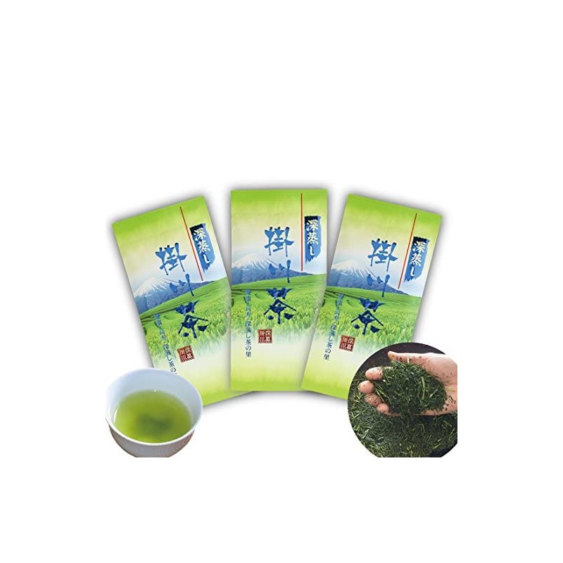 Shizuoka Kakegawa Tea, Deep Steamed Kakegawa Tea, 3.5 oz (100