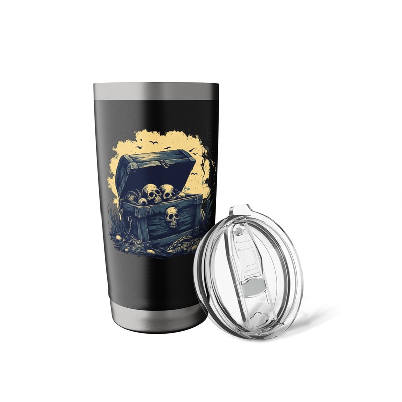 Golden Pirate Treasure Chest for a Legendary Find Stainless Steel