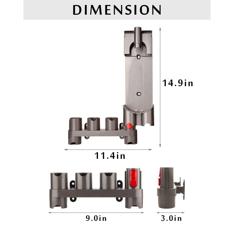 CRAVERLAND Attachments Holder for Dyson Vacuum Cleaner, Compatible with GEN5/G5/V15/V12/V11/V10/V8/V7,