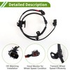 HOPESPANNER ABS Wheel Speed Sensor Front Right ABS Sensor Anti-lock
