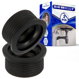 Rubber Siphon Seal 30-40 mm x 1 1/4 Inch Pack of 2 MONTERAL
