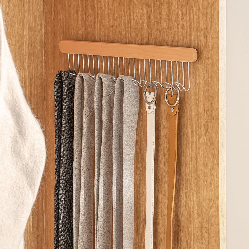 Pull Out Bra Hanger for Closet, Sliding Hooks Rack for