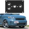 Heavy-Duty No-Drill Front License Plate Bracket – Anti-Theft License Plate