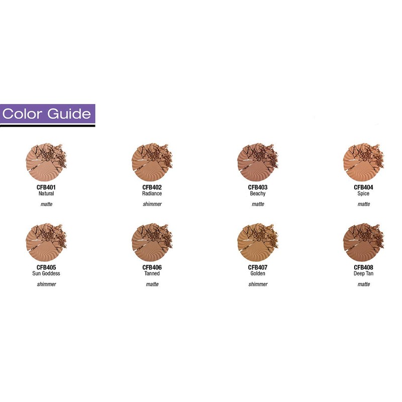 L.A. COLORS Bronzer, Deep Tan CFB408