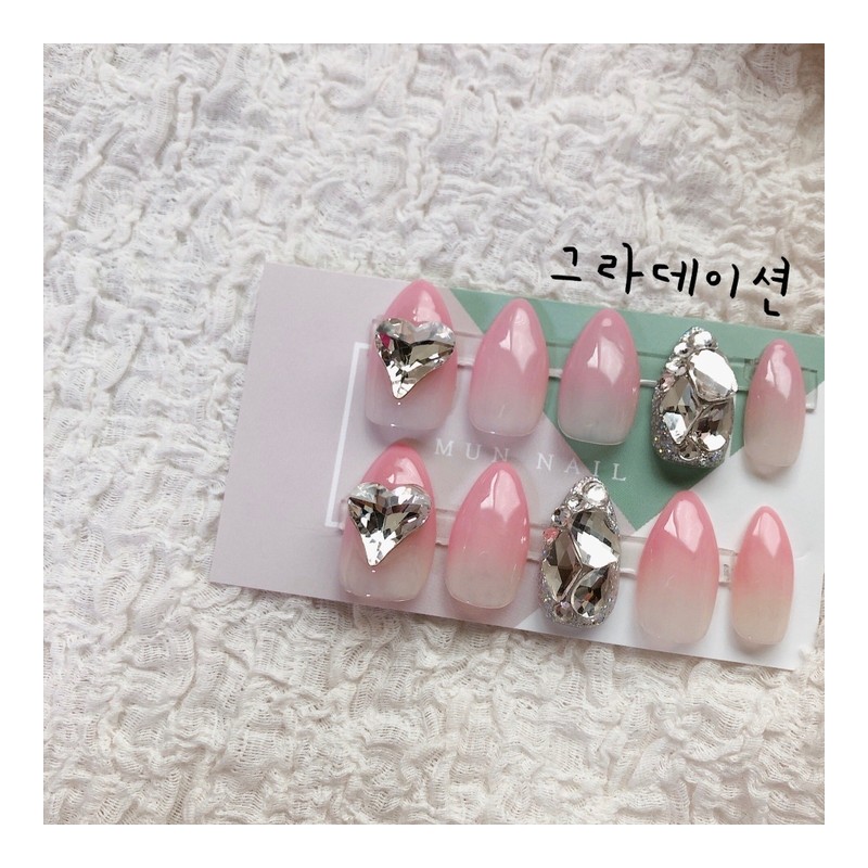 MunNail ✨Heartful Parts - Square / MunNail ✨하트풀파츠 - 스퀘어