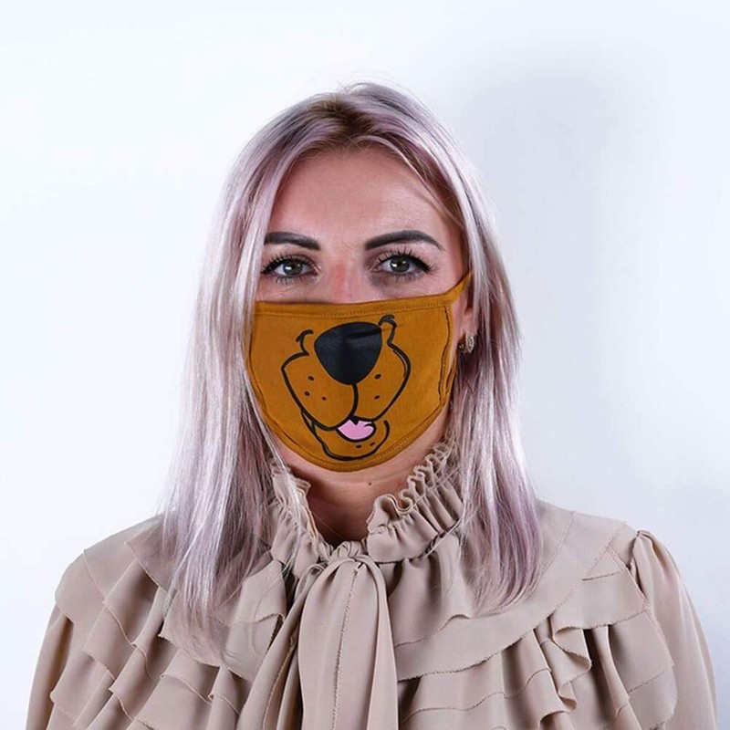 PYRAMID Unisex's Scooby Doo (Mouth) Face Covering Pack of 2