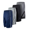 Essential Elements 4 Pack: Men's Dry-Fit Sweat Resistant Active Athletic