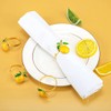 Hopbucan 12 Pieces Lemon Napkin Rings Summer Napkin Holders Tropical