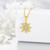 VONALA Sun Necklace 925 Sterling Silver Gold Pendant Jewellery Gift