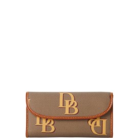 Dooney & Bourke Handbag, Monogram Continental Clutch - Brown