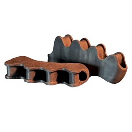 Toe Spacers - Toe Separators For Women - Toe spacers for men - Toe Spacers for Bunions, Hammertoes and Hallux Valgus - Correcting Bunions and Restoring Toes to Their Original Shape - Foot Care - Color Black