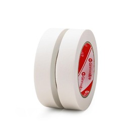 Masking Tape, White, 1 Inch x 55 Yards, 2 Rolls, Medium-Adhesion, No Residue, Clean Removal, for Painting, Multi-Surface DIY, Arts Crafts, Car Spray