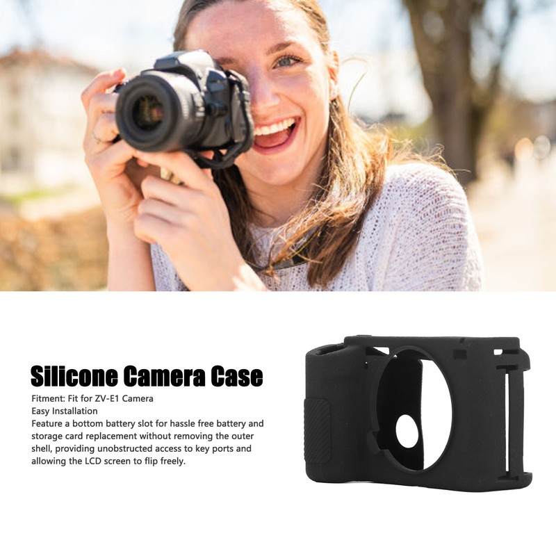 Silicone Camera Case Cover Easy Installation Lightweight Camera Protective Cover